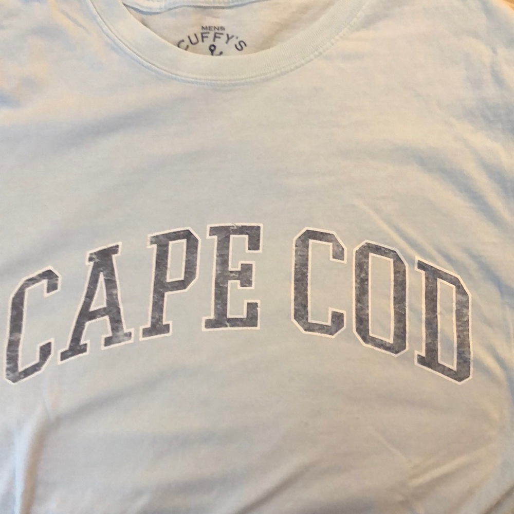 Men's Light Blue Cape Cod T-Shirt from Cuffy’s Size L